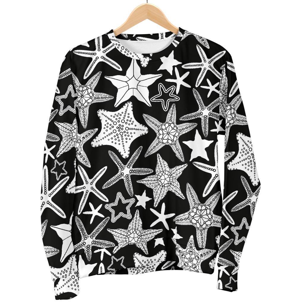 Starfish Print Pattern Women's Sweatshirt-grizzshop