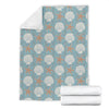 Starfish Shell Pattern Print Blanket-grizzshop