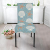 Starfish Shell Pattern Print Chair Cover-grizzshop