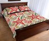 Starfish Shell Print Pattern Bed Set Quilt-grizzshop