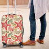 Starfish Shell Print Pattern Luggage Cover Protector-grizzshop