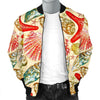 Starfish Shell Print Pattern Men's Bomber Jacket-grizzshop