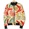 Starfish Shell Print Pattern Men's Bomber Jacket-grizzshop