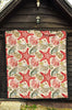 Starfish Shell Print Pattern Quilt-grizzshop