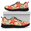 Starfish Shell Print Pattern Sneaker Shoes For Men Women-grizzshop