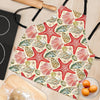 Starfish Shell Print Pattern Women's Apron-grizzshop