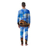 Starring Night Pyramids Print Men's Pajamas-grizzshop