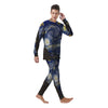 Starry Night Print Men's Pajamas-grizzshop