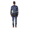 Starry Night Print Men's Pajamas-grizzshop