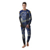 Starry Night Print Men's Pajamas-grizzshop