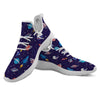 Stars And Rockets Print Pattern White Athletic Shoes-grizzshop