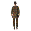 Statue Ancient Mayan Print Men's Pajamas-grizzshop