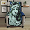 Statue Of Liberty American Print Armchair Protector-grizzshop