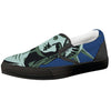 Statue Of Liberty American Print Black Slip On Shoes-grizzshop