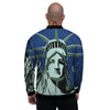 Statue Of Liberty American Print Men's Bomber Jacket-grizzshop