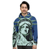 Statue Of Liberty American Print Men's Hoodie-grizzshop