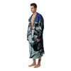 Statue Of Liberty American Print Men's Robe-grizzshop