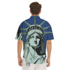 Statue Of Liberty American Print Men's Short Sleeve Shirts-grizzshop