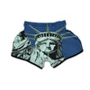 Statue Of Liberty American Print Muay Thai Boxing Shorts-grizzshop