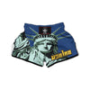 Statue Of Liberty American Print Muay Thai Boxing Shorts-grizzshop