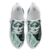 Statue Of Liberty American Print White Walking Shoes-grizzshop