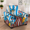 Statue Of Liberty USA Print Armchair Slipcover-grizzshop