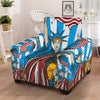 Statue Of Liberty USA Print Armchair Slipcover-grizzshop