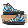 Statue Of Liberty USA Print Black High Top Shoes-grizzshop