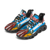 Statue Of Liberty USA Print Black Running Shoes-grizzshop