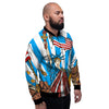 Statue Of Liberty USA Print Men's Bomber Jacket-grizzshop