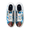 Statue Of Liberty USA Print White Low Top Sneakers-grizzshop