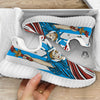 Statue Of Liberty USA Print White Walking Shoes-grizzshop