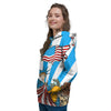 Statue Of Liberty USA Print Women's Hoodie-grizzshop