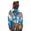 Statue Of Liberty USA Print Women's Hoodie-grizzshop