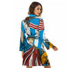 Statue Of Liberty USA Print Women's Robe-grizzshop