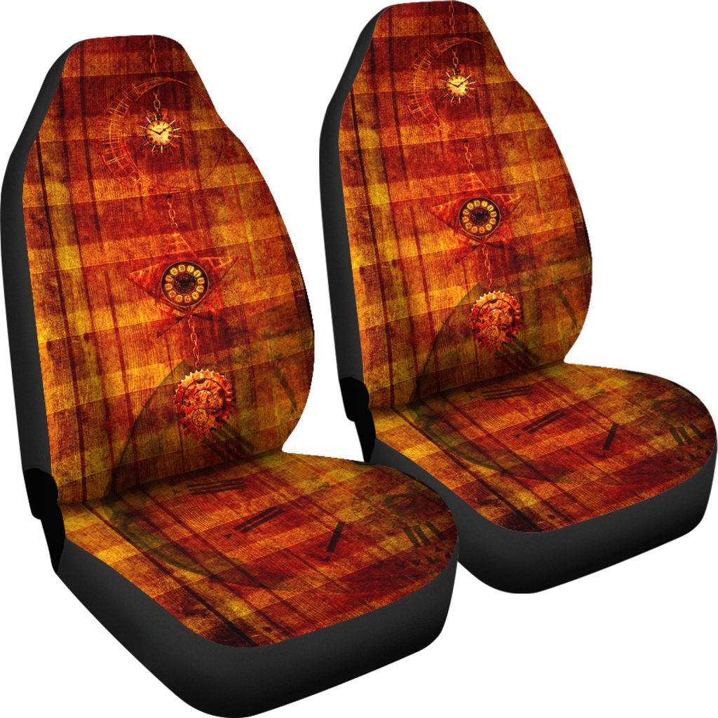 Steampunk Clock Car Seat Covers-grizzshop