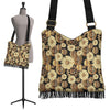 Steampunk Floral Pattern Print Crossbody Bags-grizzshop