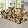 Steampunk Floral Pattern Print Sofa Covers-grizzshop