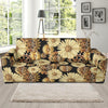 Steampunk Floral Pattern Print Sofa Covers-grizzshop