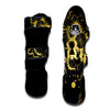 Steampunk Gears Metal Print Muay Thai Shin Guards-grizzshop