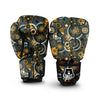 Steampunk Gears Print Pattern Boxing Gloves-grizzshop