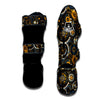 Steampunk Gears Print Pattern Muay Thai Shin Guards-grizzshop