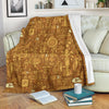 Steampunk Pattern Print Blanket-grizzshop