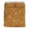 Steampunk Pattern Print Duvet Cover Bedding Set-grizzshop