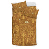 Steampunk Pattern Print Duvet Cover Bedding Set-grizzshop