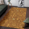 Steampunk Pattern Print Floor Mat-grizzshop