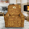 Steampunk Pattern Print Recliner Cover-grizzshop