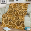 Steampunk Print Pattern Blanket-grizzshop