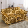 Steampunk Print Pattern Loveseat Cover-grizzshop