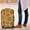 Steampunk Print Pattern Luggage Cover Protector-grizzshop